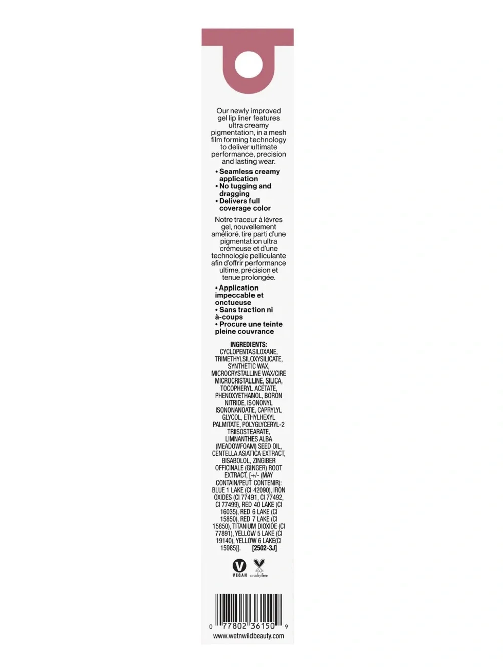 Wet N Wild Perfect Pout Gel Lip Liner - Lay Down the Mauves, NEW - Picture 11 of 11